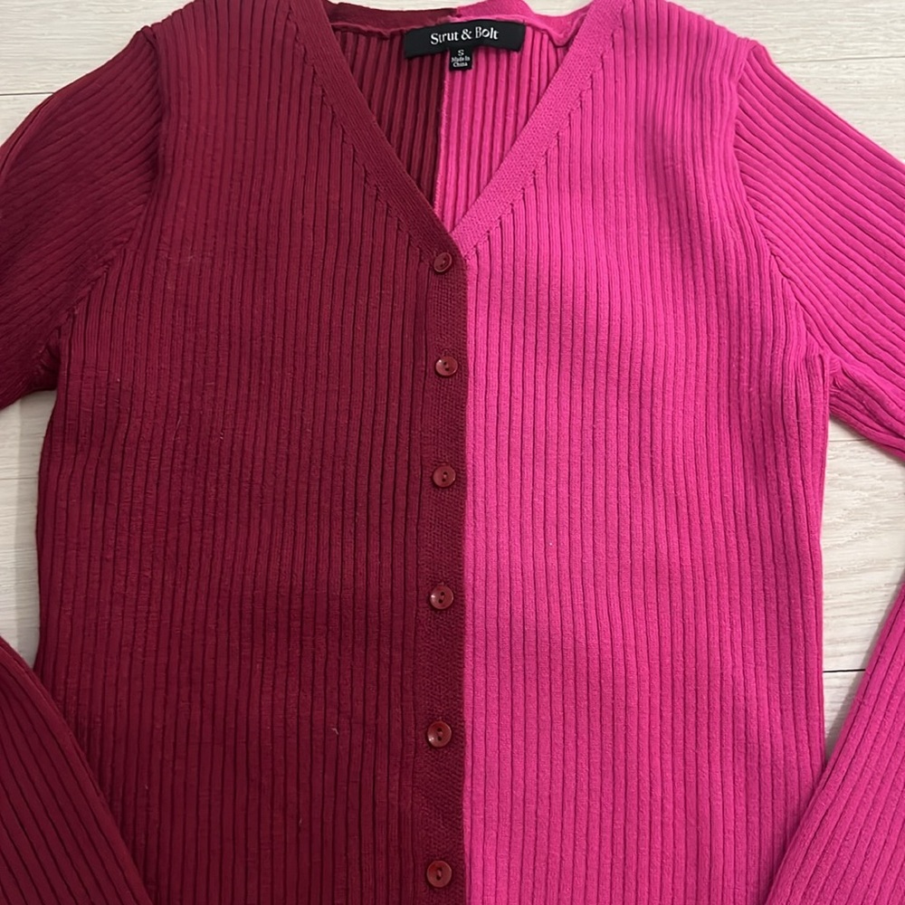 Strut & Bolt Colorblock Cardigan - Picture 2 of 5